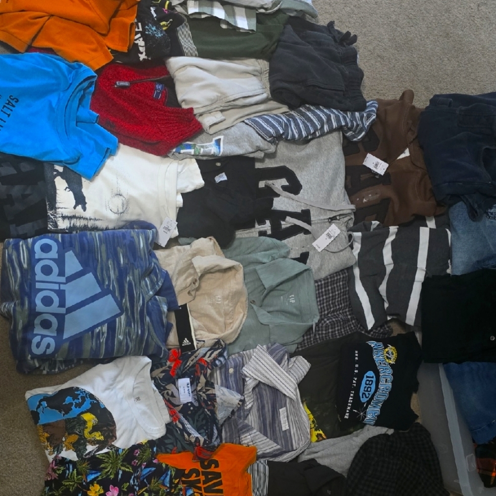 💙✔️ Huge Boy Family Back To School Clothing Lot! Many NWT!✔️💙